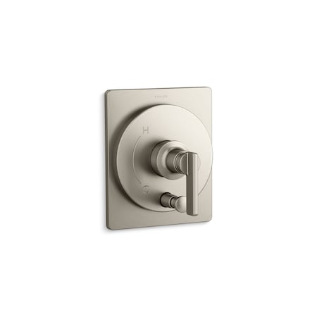 Rite-Temp Valve Trim With Push-Button Diverter in Vibrant Polished Nickel